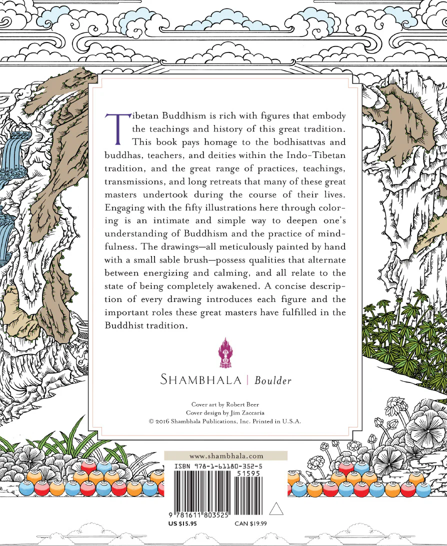 Buddhist Art Coloring Book 2 - Image 7
