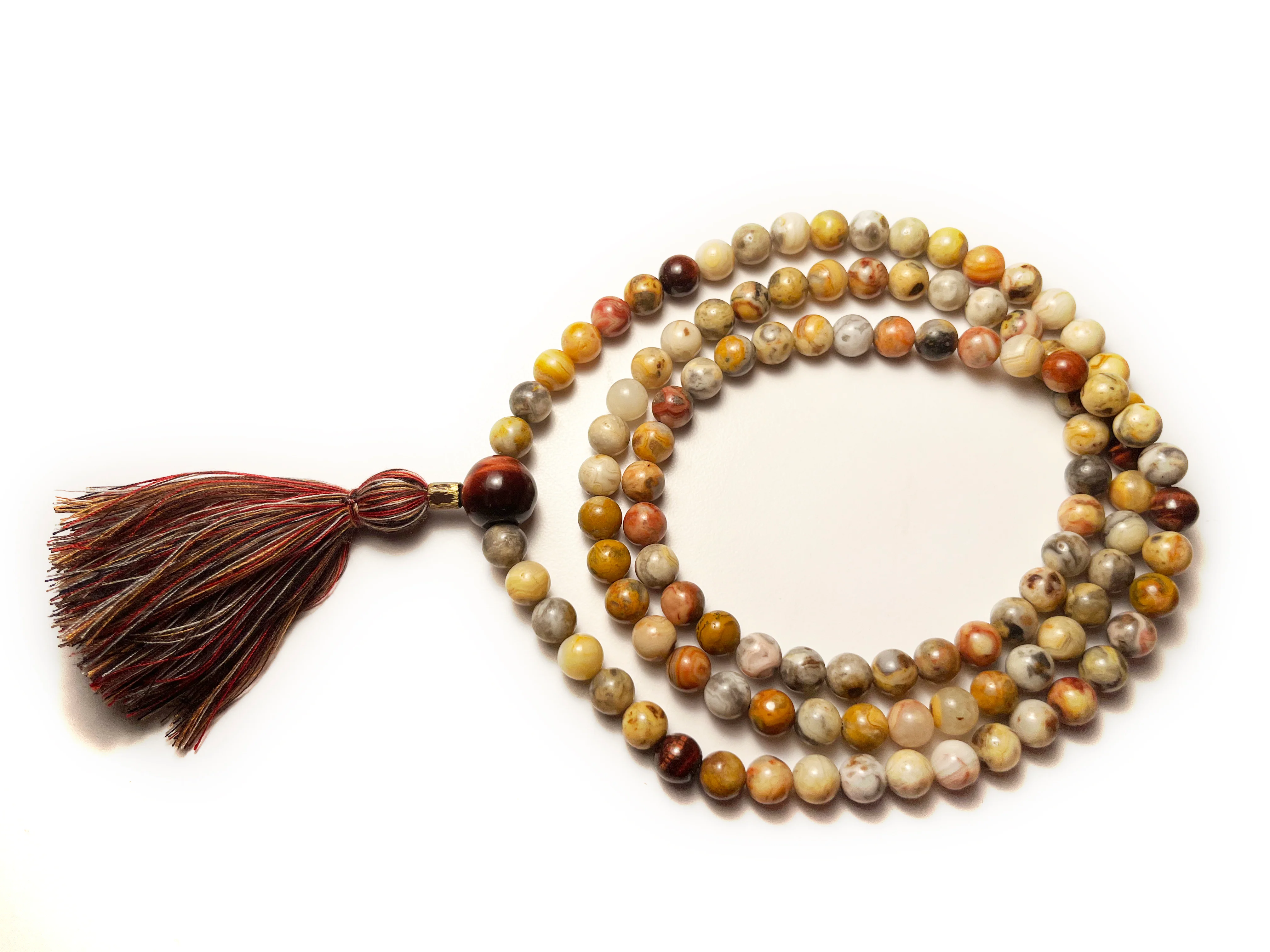 Lace Agate Mala - Image 2