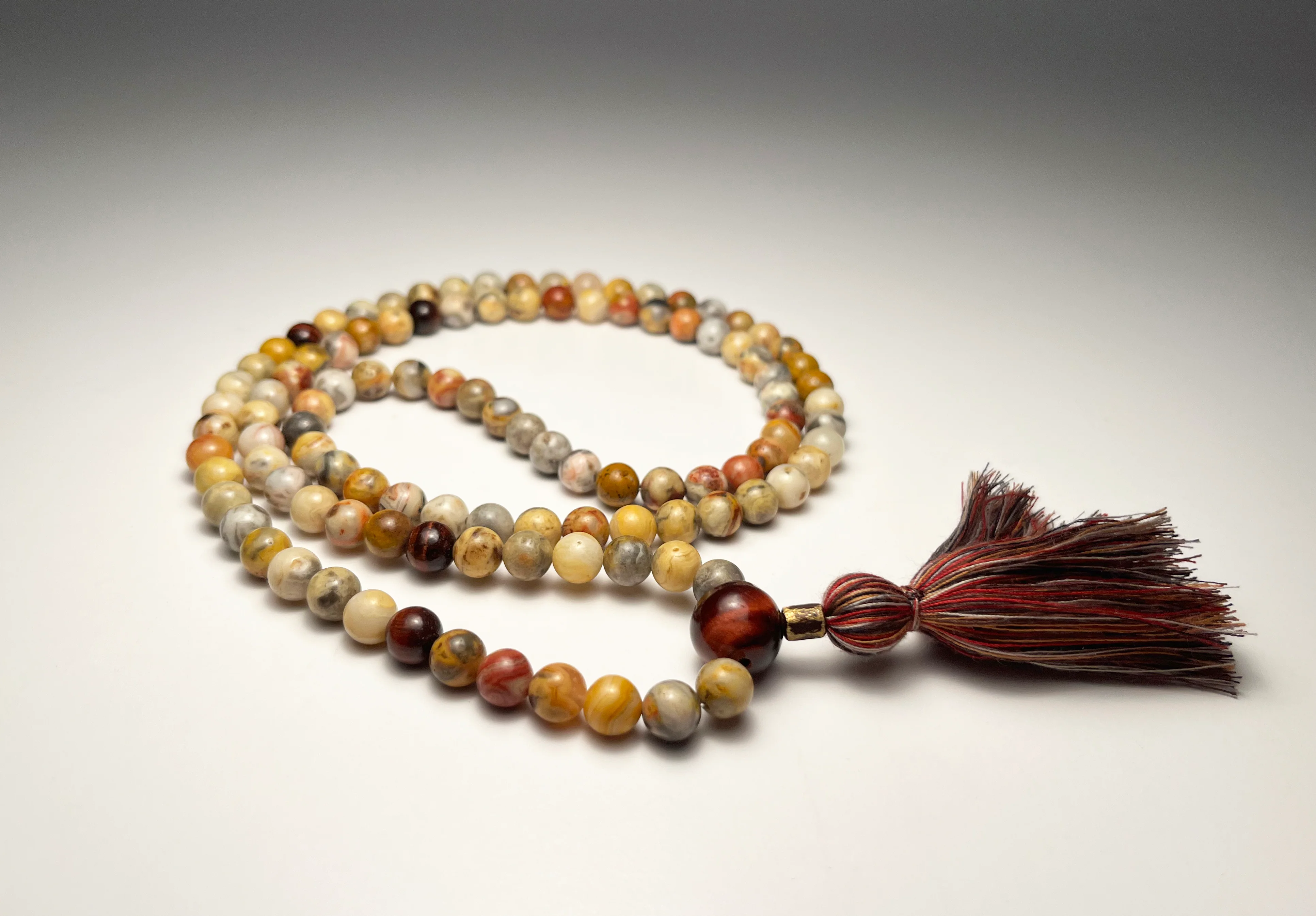 Lace Agate Mala - Image 3