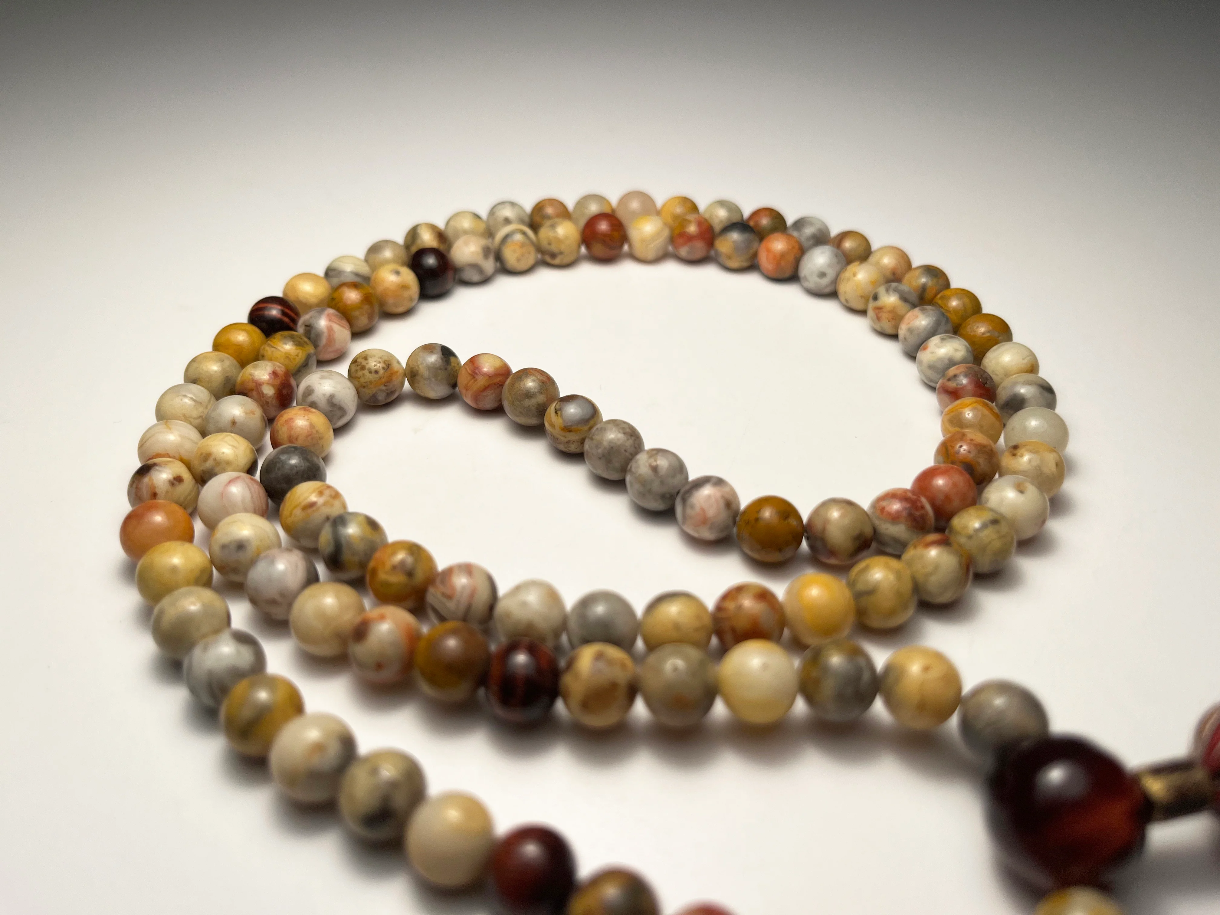 Lace Agate Mala - Image 4