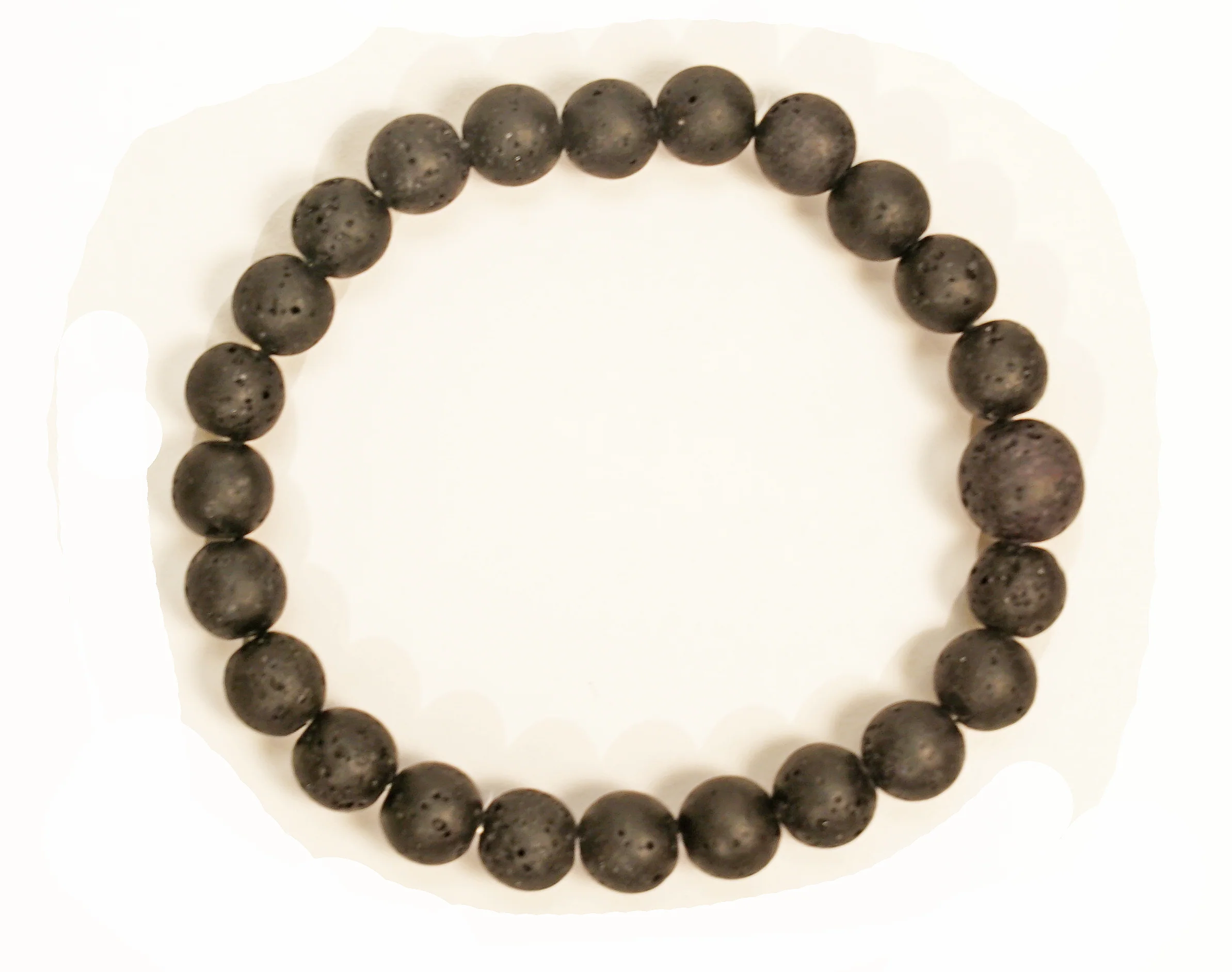 Lava Stone Wrist Mala - Image 2