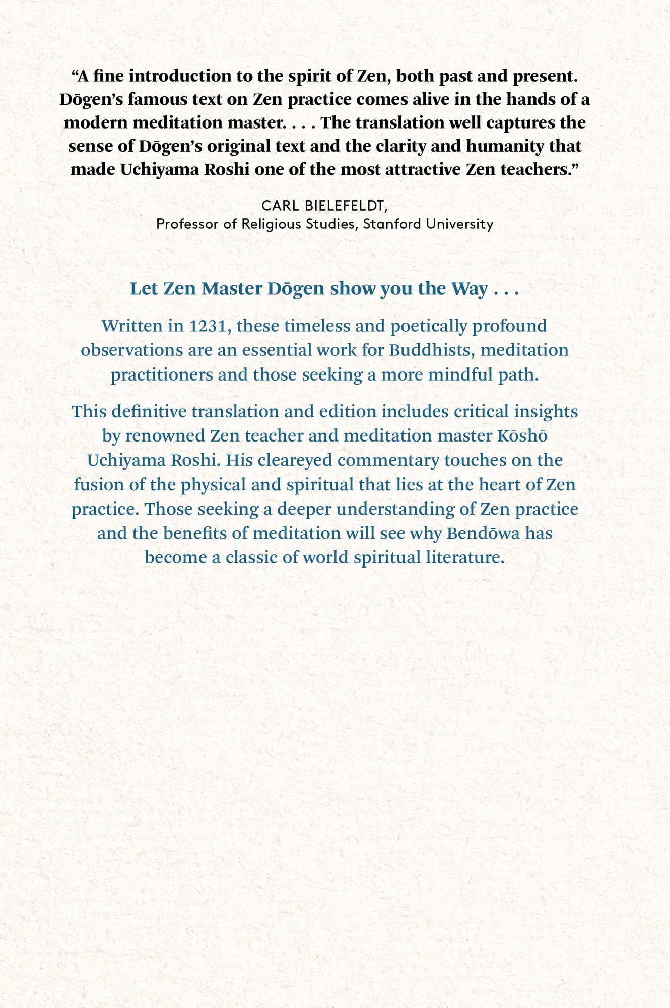 Master Dogen's Zazen Meditation Handbook: A Translation of Eihei Dogen's Bendowa - Image 2