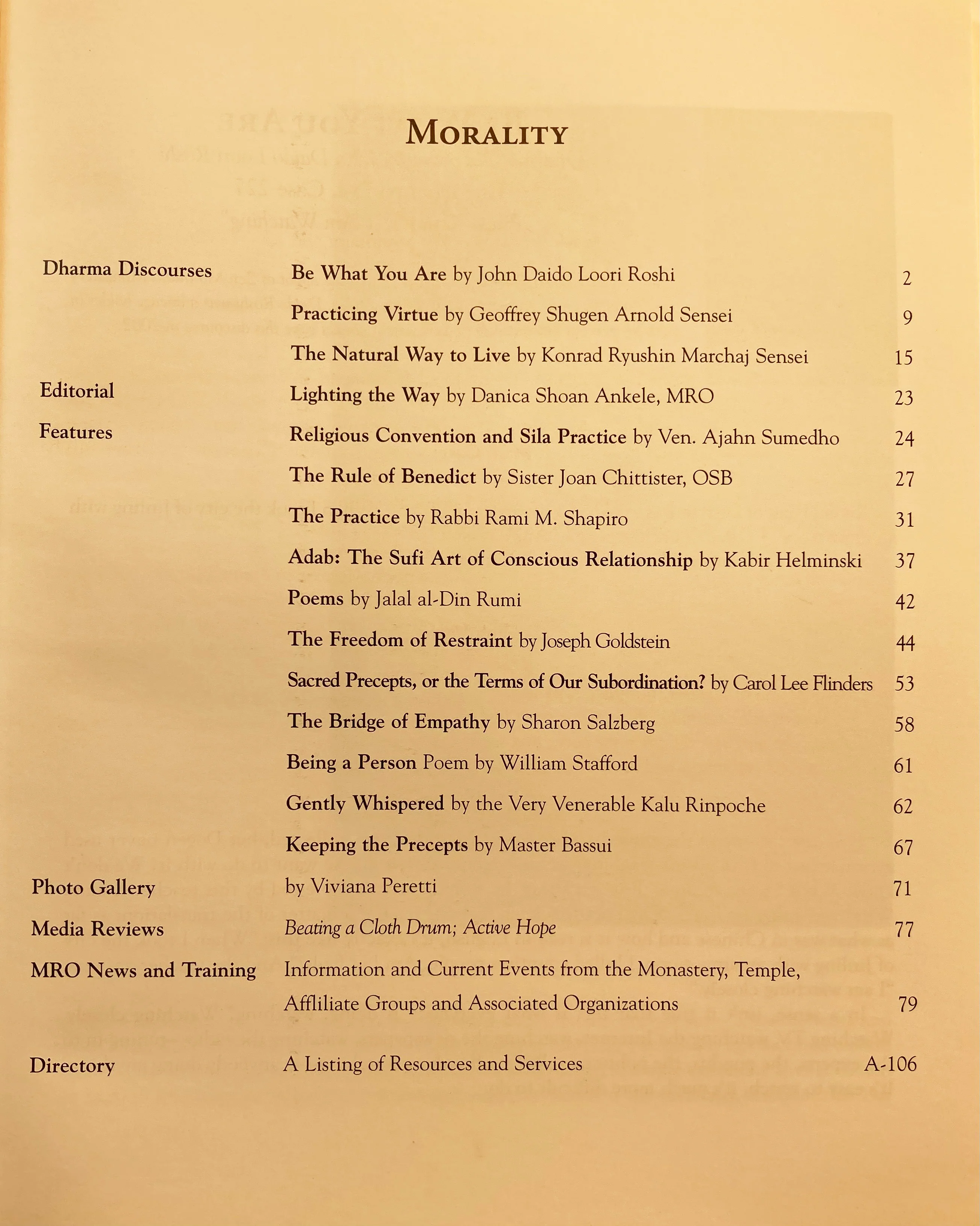 Morality - Mountain Record, Vol. 30.4, Summer 2012 - Image 2