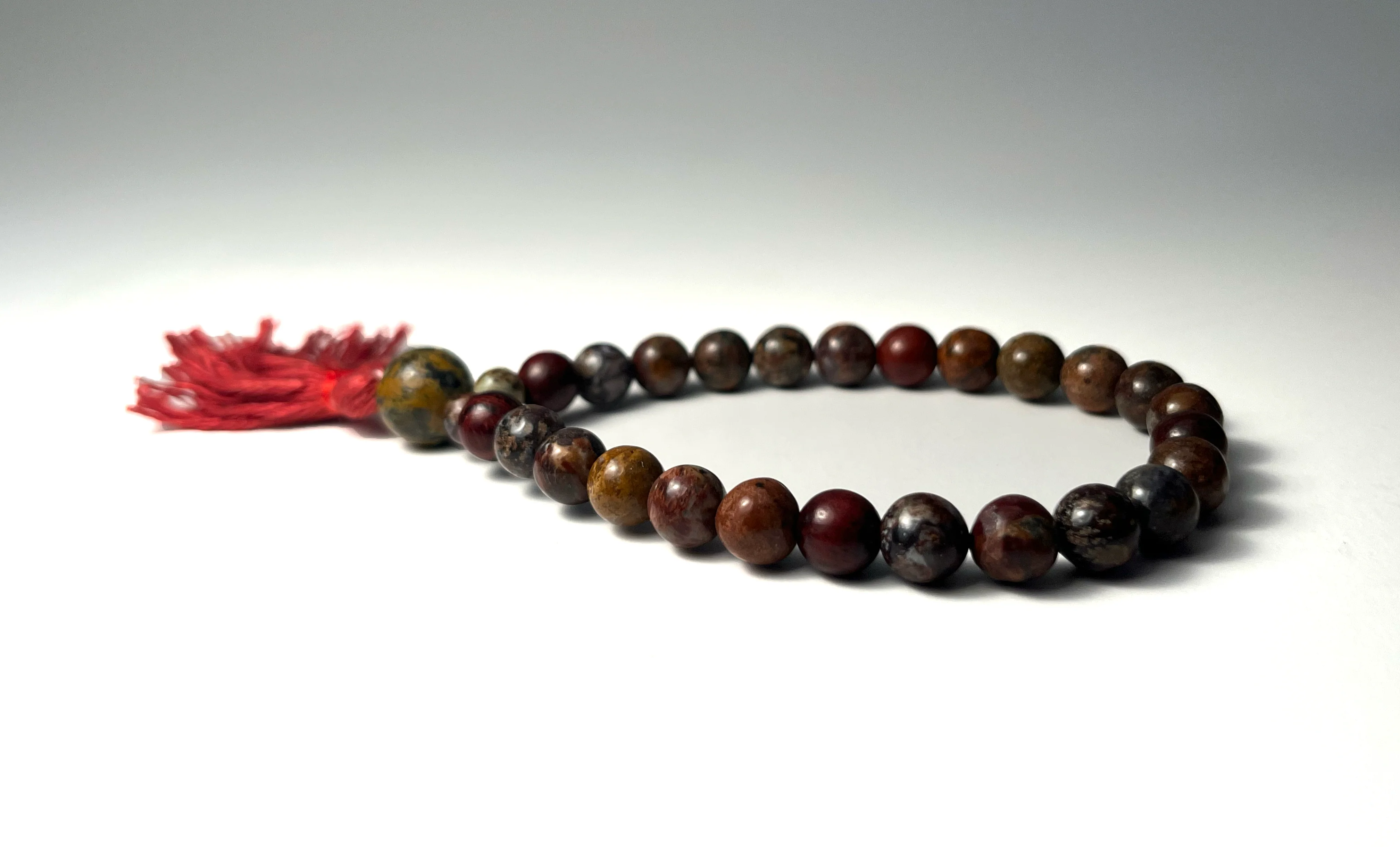 Opal & Rosewood Wrist Mala - Image 3