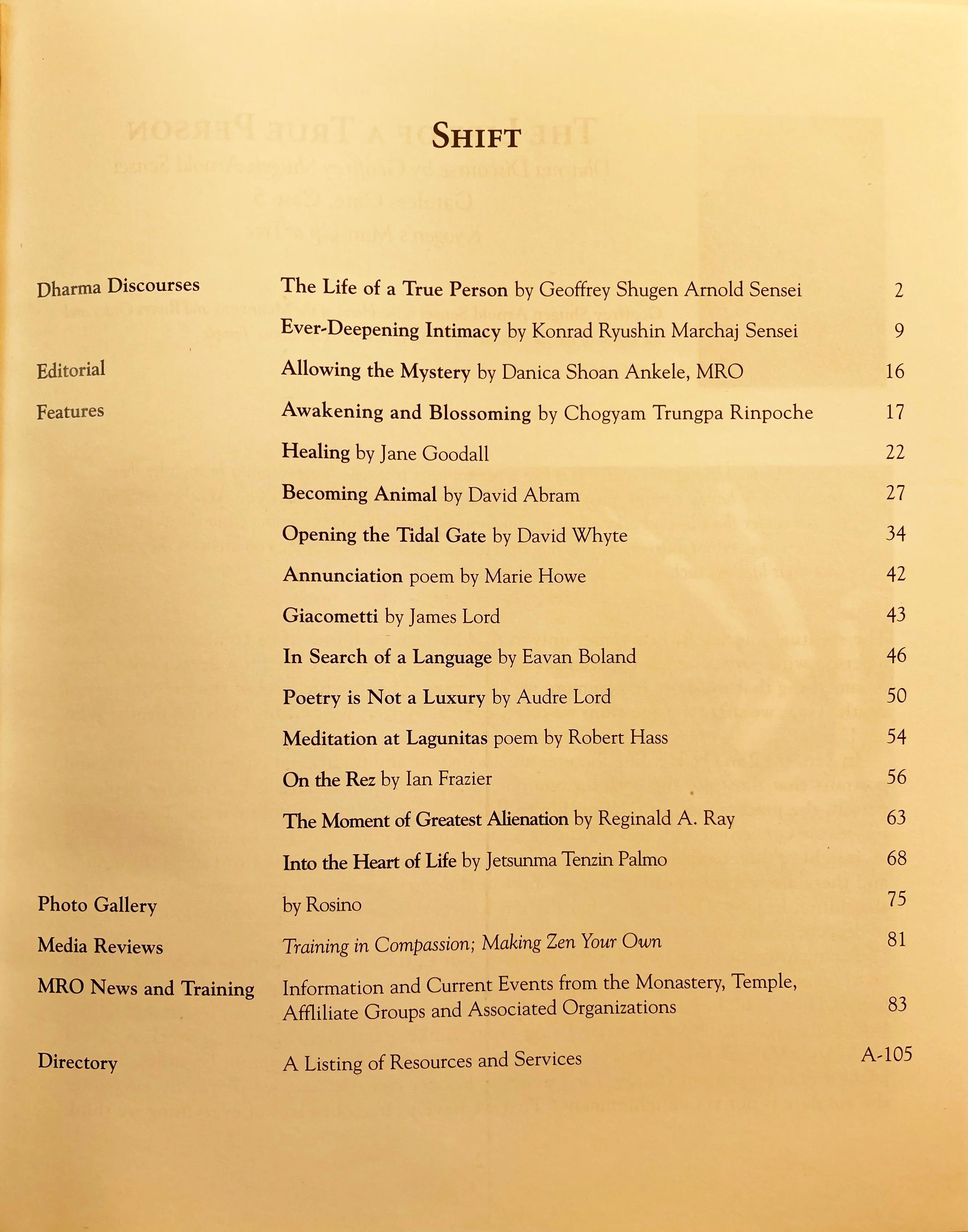 Shift - Mountain Record, Vol. 31.4, Summer 2013 - Image 2