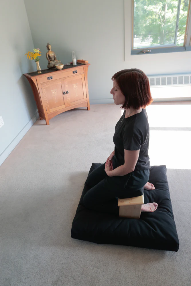 Standard Seiza Folding Meditation Bench - Image 4