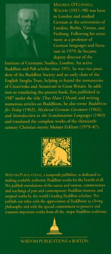 The Long Discourses of the Buddha: A Translation of the Digha Nikaya (The Teachings of the Buddha) - Image 2