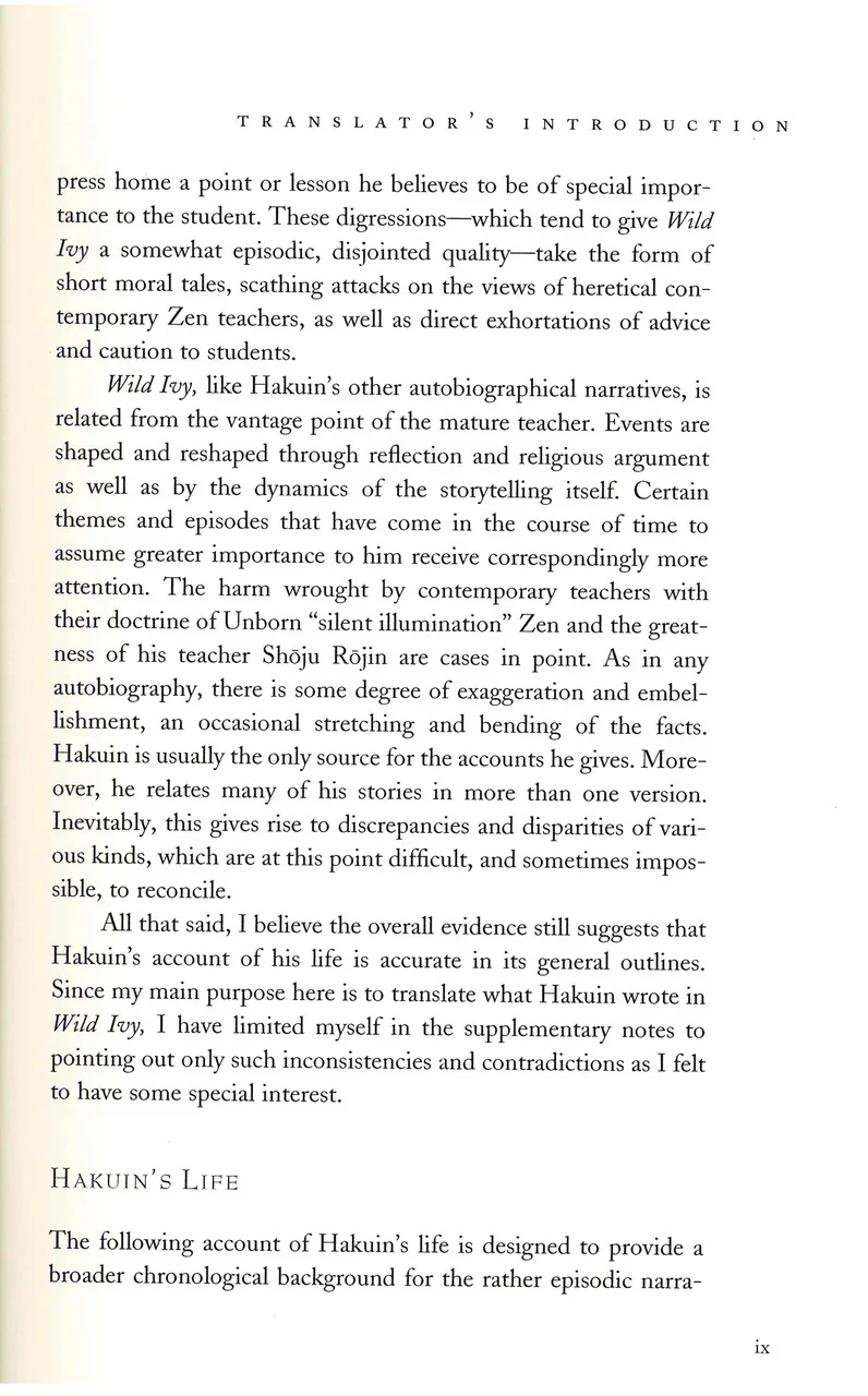 Wild Ivy: The Spiritual Autobiography of Zen Master Hakuin - Image 6